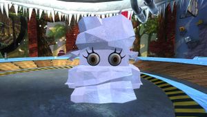 Mildred Ice Cube, as she appears in Banjo-Kazooie: Nuts & Bolts.