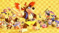 SSBU Banjo and Kazooie with fighters.png